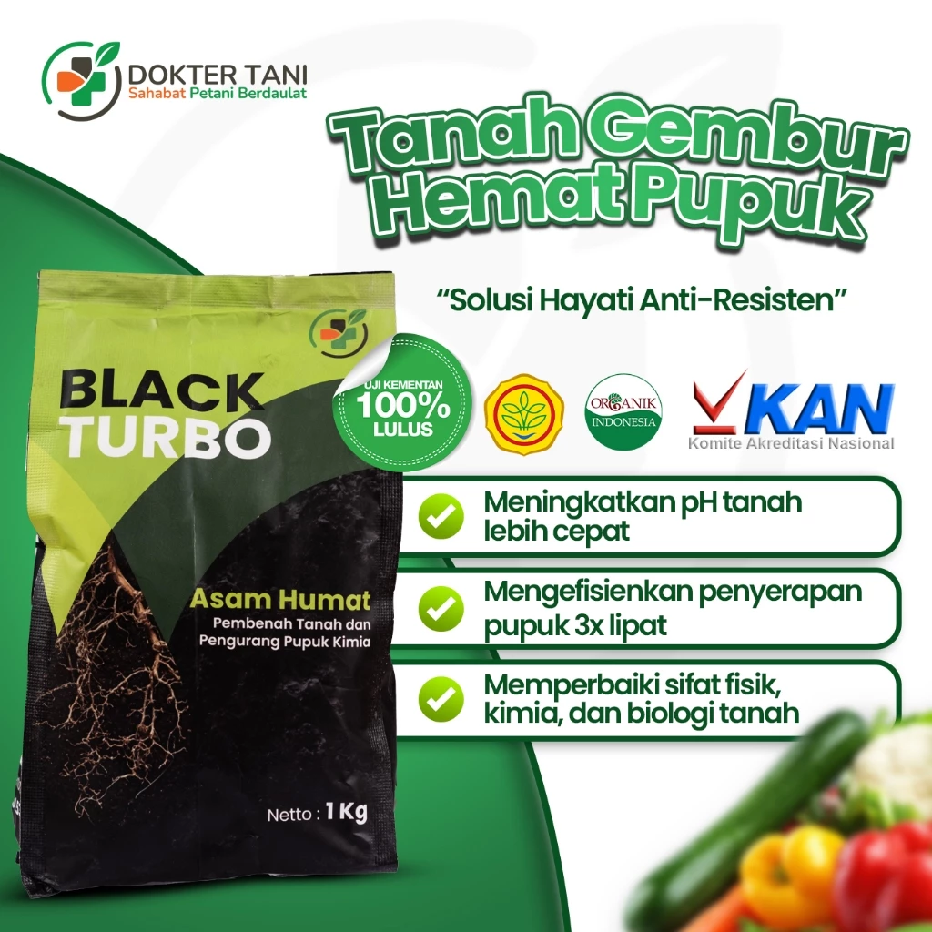 BLACK TURBO - Humic Acid Fertilizer